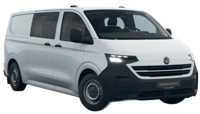 Bestelwagen 3m³ Dubbele Cabine